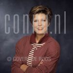 05-05-1989 Maartje van Weegen at studio in Amsterdam.

[keywords]Posed, Half Length, Eyecontact, Smiling, TV presentator[/keywords]